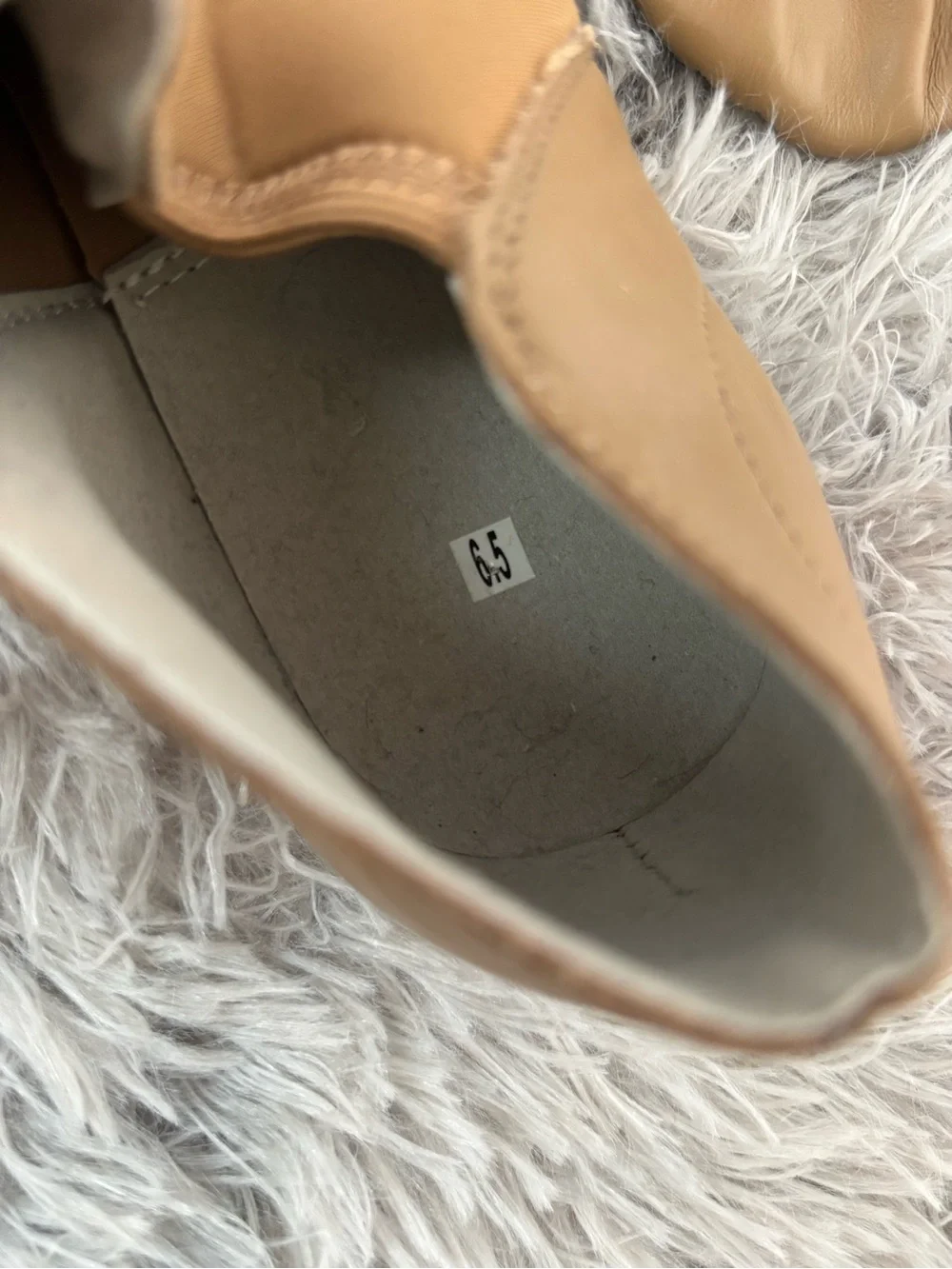 Kids Tan Dress Slip-On Shoes